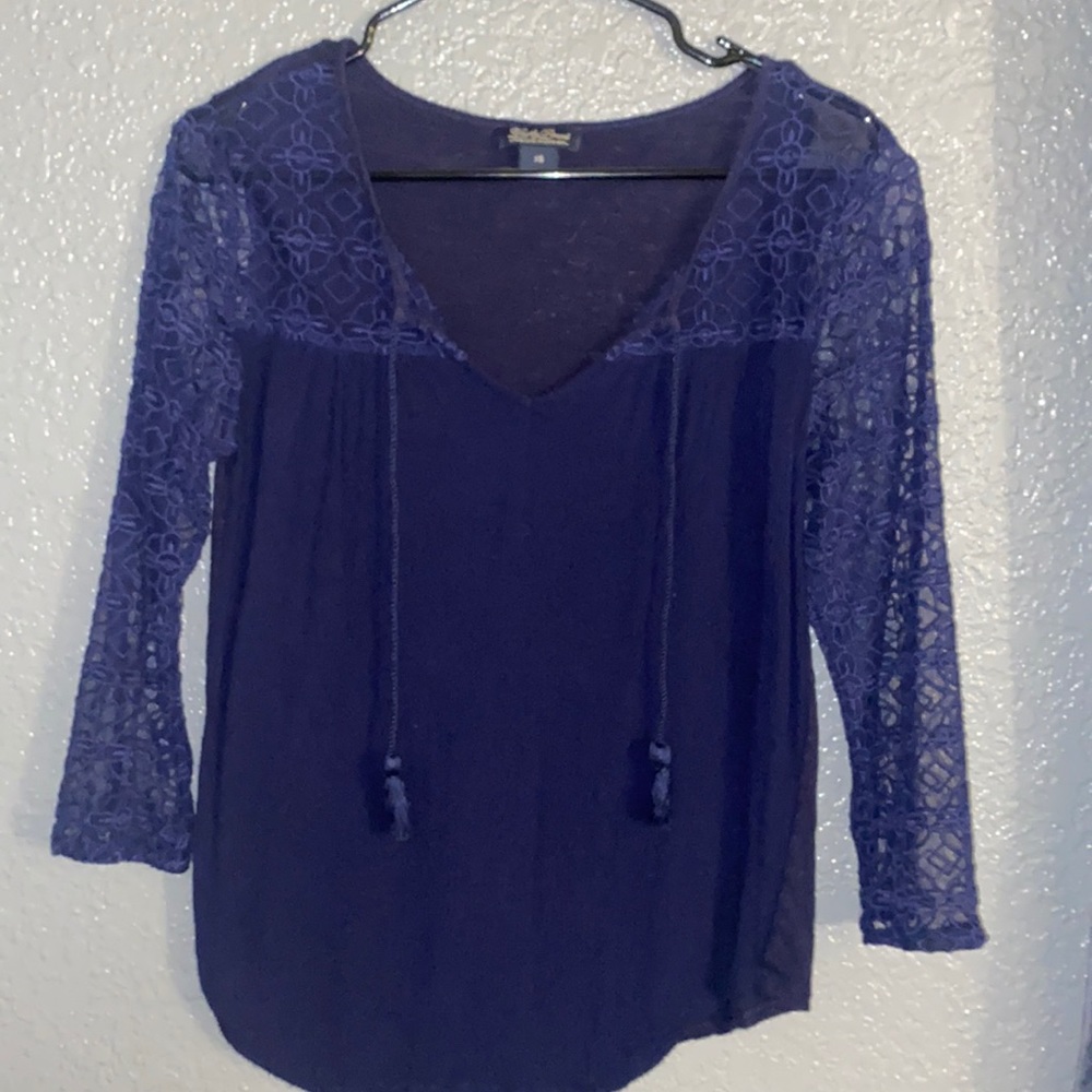 Blue lucky brand long sleeve